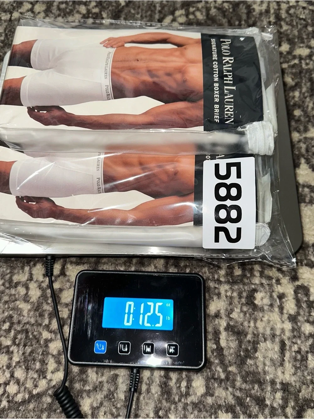 Polo by Ralph Lauren Men’s Size 3XL White Signature Cotton Boxer Briefs 2-Pack